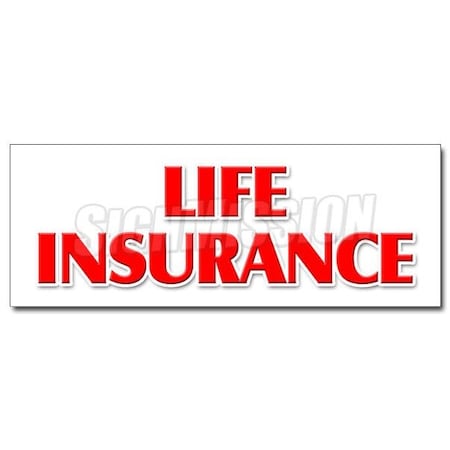 LIFE INSURANCE DECAL Sticker Financial Income Quotes Terms Servicews